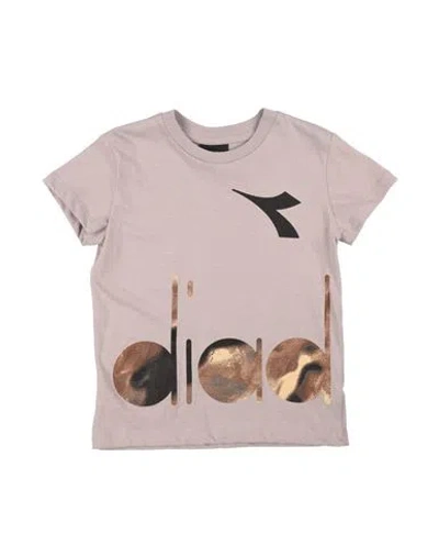 Diadora Babies'  Toddler Boy T-shirt Grey Size 6 Cotton