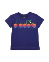 Diadora Toddler Boy T-shirt Purple Size 6 Cotton In Purple