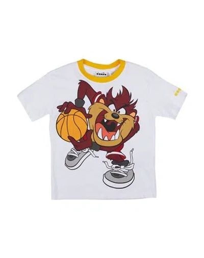 Diadora Babies'  Toddler Boy T-shirt White Size 6 Cotton