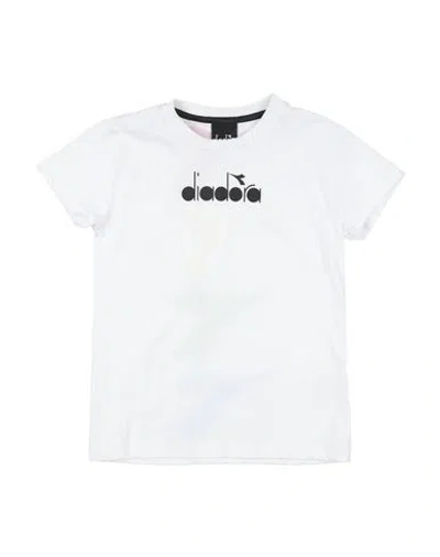 Diadora Babies'  Toddler Boy T-shirt Off White Size 6 Cotton