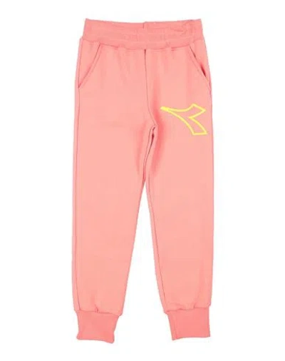 Diadora Babies'  Toddler Girl Pants Salmon Pink Size 6 Cotton