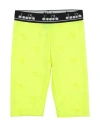 Diadora Toddler Girl Shorts & Bermuda Shorts Yellow Size 4 Polyamide, Elastane In Yellow