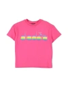 Diadora Babies'  Toddler Girl T-shirt Fuchsia Size 6 Cotton In Pink