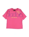 Diadora Babies'  Toddler Girl T-shirt Fuchsia Size 6 Cotton In Pink