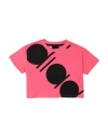 Diadora Toddler Girl T-shirt Fuchsia Size 4 Cotton, Polyester In Pink