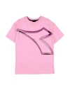 Diadora Toddler Girl T-shirt Pink Size 6 Cotton In Pink