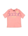 Diadora Babies'  Toddler Girl T-shirt Salmon Pink Size 4 Cotton