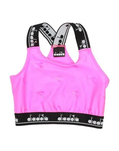 Diadora Babies'  Toddler Girl Top Fuchsia Size 6 Polyamide, Elastane In Pink