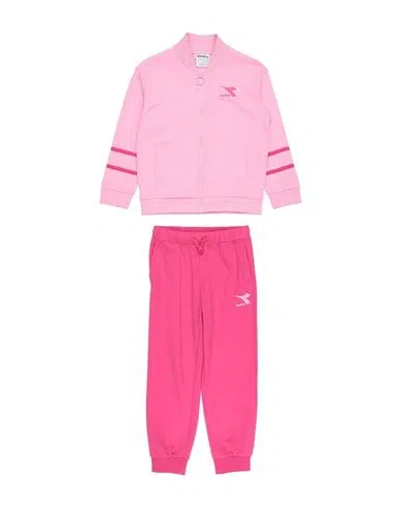 Diadora Babies'  Toddler Girl Tracksuit Pink Size 6 Cotton