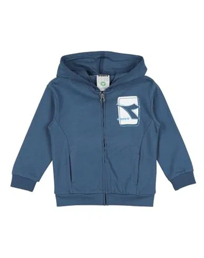 Diadora Babies'  Toddler Sweatshirt Slate Blue Size 6 Cotton