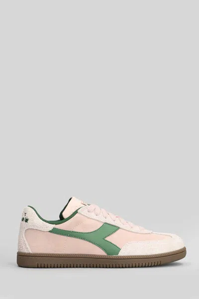 Diadora Trainer Hairy Sneakers In Pink