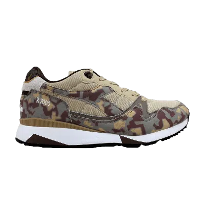 Pre-owned Diadora V7000 'mojave Desert Camo' In Brown