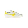Diadora White Fabric Sneaker In White