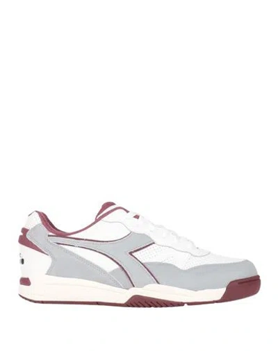 Diadora Winner Sl Man Sneakers White Size 12 Soft Leather