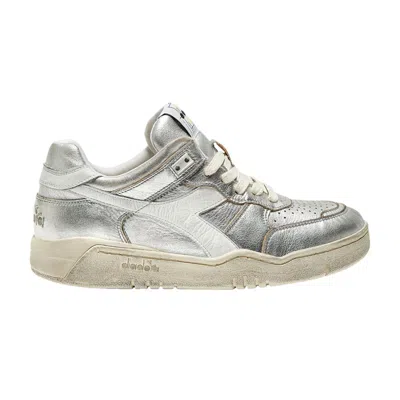 Pre-owned Diadora Wmns B.560 'metallic Pack - Silver' | Women's Size 7.5
