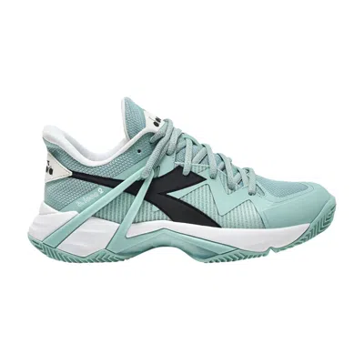 Pre-owned Diadora Wmns B.icon 2 Clay 'surf Spray Black' | Teal | Women's Size 10.5 In Blue