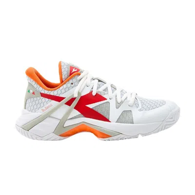 Pre-owned Diadora Wmns B.icon Ag 'white Fiery Red' | Women's Size 5.5