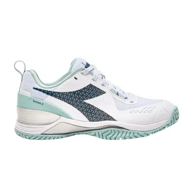 Pre-owned Diadora Wmns Blushield Torneo 2 Ag 'white Surf Spray' | Women's Size 8