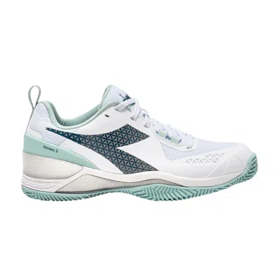 Pre-owned Diadora Wmns Blushield Torneo 2 Clay 'white Surf Spray' | Women's Size 7