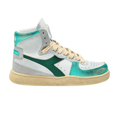 Pre-owned Diadora Wmns Mi Basket 'metal - Turquoise' | Green | Women's Size 5.5