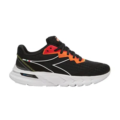 Pre-owned Diadora Wmns Mythos Blushield Volo 2 'black Vermillion Orange' | Women's Size 9.5