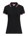Diadora Woman Polo Shirt Black Size S Cotton
