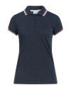Diadora Woman Polo Shirt Midnight Blue Size Xs Cotton