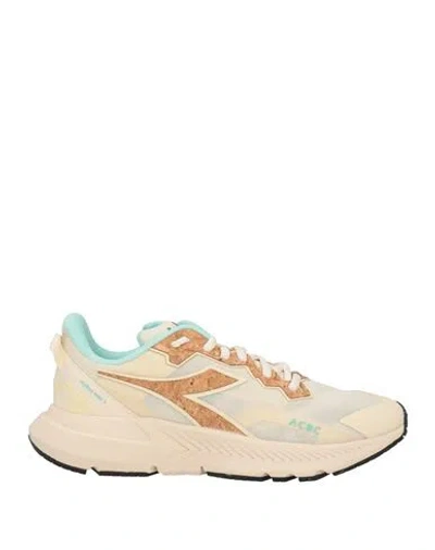 Diadora Woman Sneakers Beige Size 7 Textile Fibers