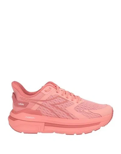 Diadora Woman Sneakers Coral Size 8 Textile Fibers In Black