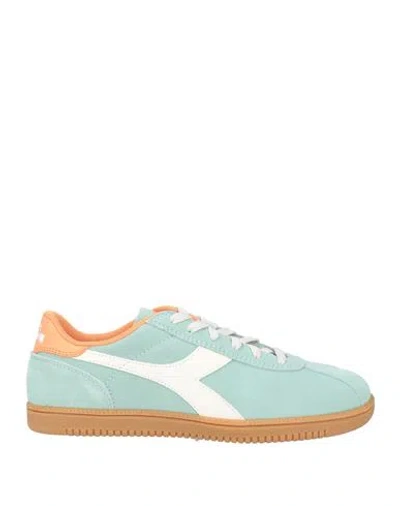 Diadora Woman Sneakers Light Green Size 6.5 Leather