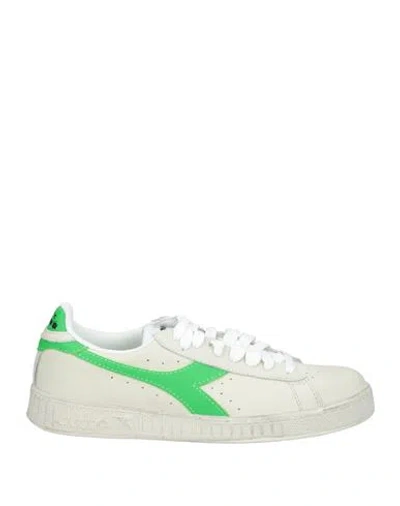 Diadora Woman Sneakers Off White Size 7 Leather