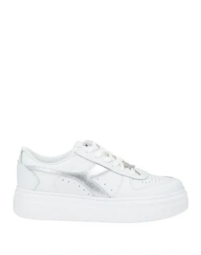 Diadora Woman Sneakers White Size 7.5 Leather
