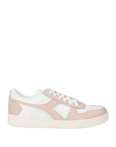 Diadora Woman Sneakers White Size 8 Leather