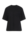 Diadora Woman T-shirt Black Size S Cotton