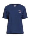 Diadora Woman T-shirt Blue Size Xxs Cotton In Blue