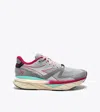 Diadora Women's Atomo V7000 Sneaker In Silver White Rubin Red In Multi