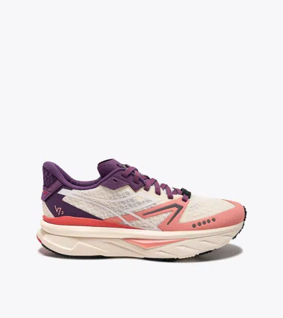 Diadora Women's Atomo V7000 Sneaker In Whisper White Peach Amber In Multi