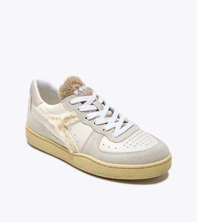 Diadora Women's Basket Low Chalet Sneakers In Beige In Multi
