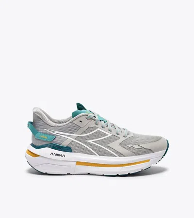 Diadora Women's Cellula Running Shoes In Silver Colonial Blue In Multi