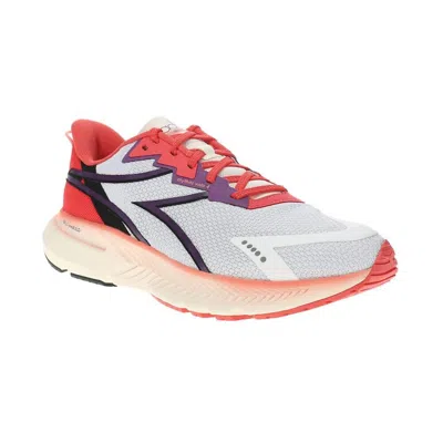 Diadora Women's Mythos Volo 4 Shoes In White/cayenne/sunset Purple In Multi
