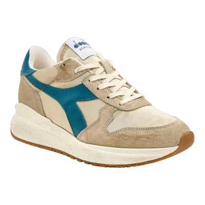 Diadora Heritage Venus Satin Lace-up Leather Sneakers In Brown