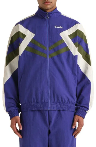 Diadora X Palmes Legacy Track Jacket In Blue