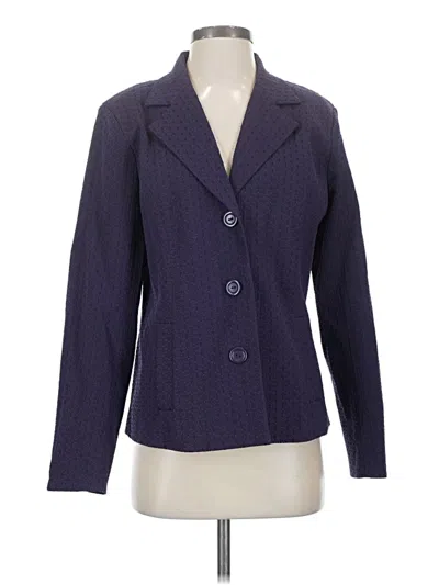 Pre-owned Dialogue Blazer Jacket In Purple