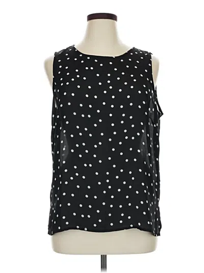 Pre-owned Dialogue Sleeveless Blouse In Black