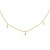 Diamanti Per Tutti Dainty Drops Necklace In Gold