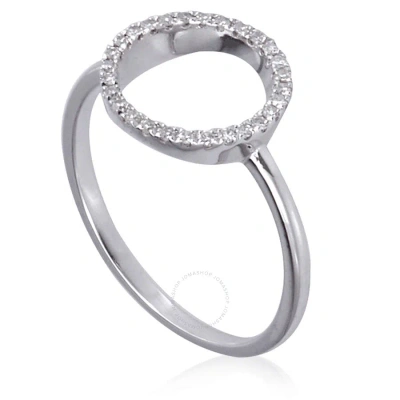 Diamanti Per Tutti Ladies Full Circle Of Life Ring In Silver