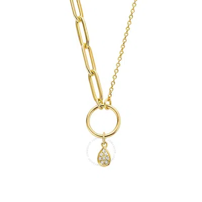 Diamanti Per Tutti Ladies Gold Hope Necklace In Gold Tone