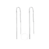Diamanti Per Tutti Ladies Silver Double Linea Earring In Silver Tone