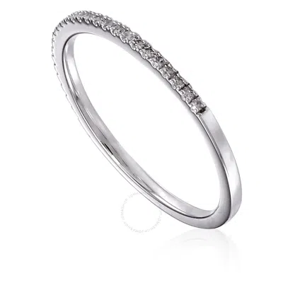 Diamanti Per Tutti Ladies Sterling Silver Diamond Ring In Silver Tone