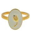 Diamanti Per Tutti Yellow Gold-plated Vanilla Ring